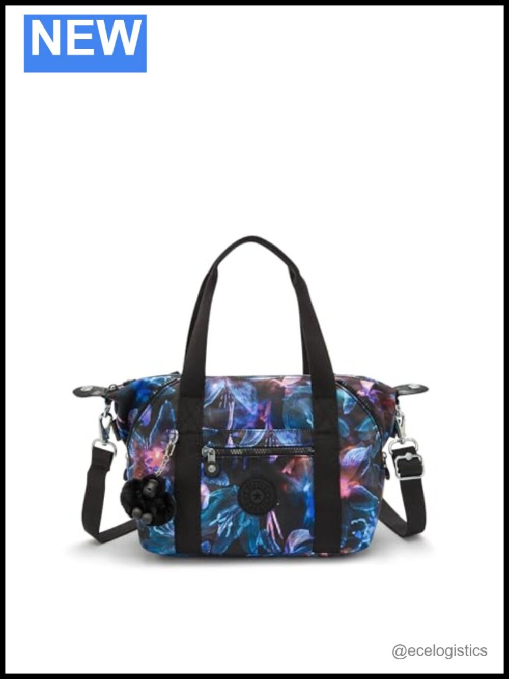 Kipling Art Mini Tote - Lightweight Nylon Weekender Travel Handbag